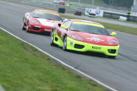Ferrarierne benyttede chancen for lidt race udenfor Ferrari Challenge kalenderen.
(Foto: Gripping Media)